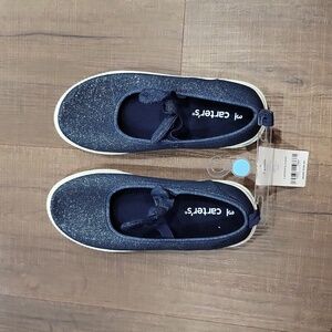 Girls Mary Jane navy sneaker